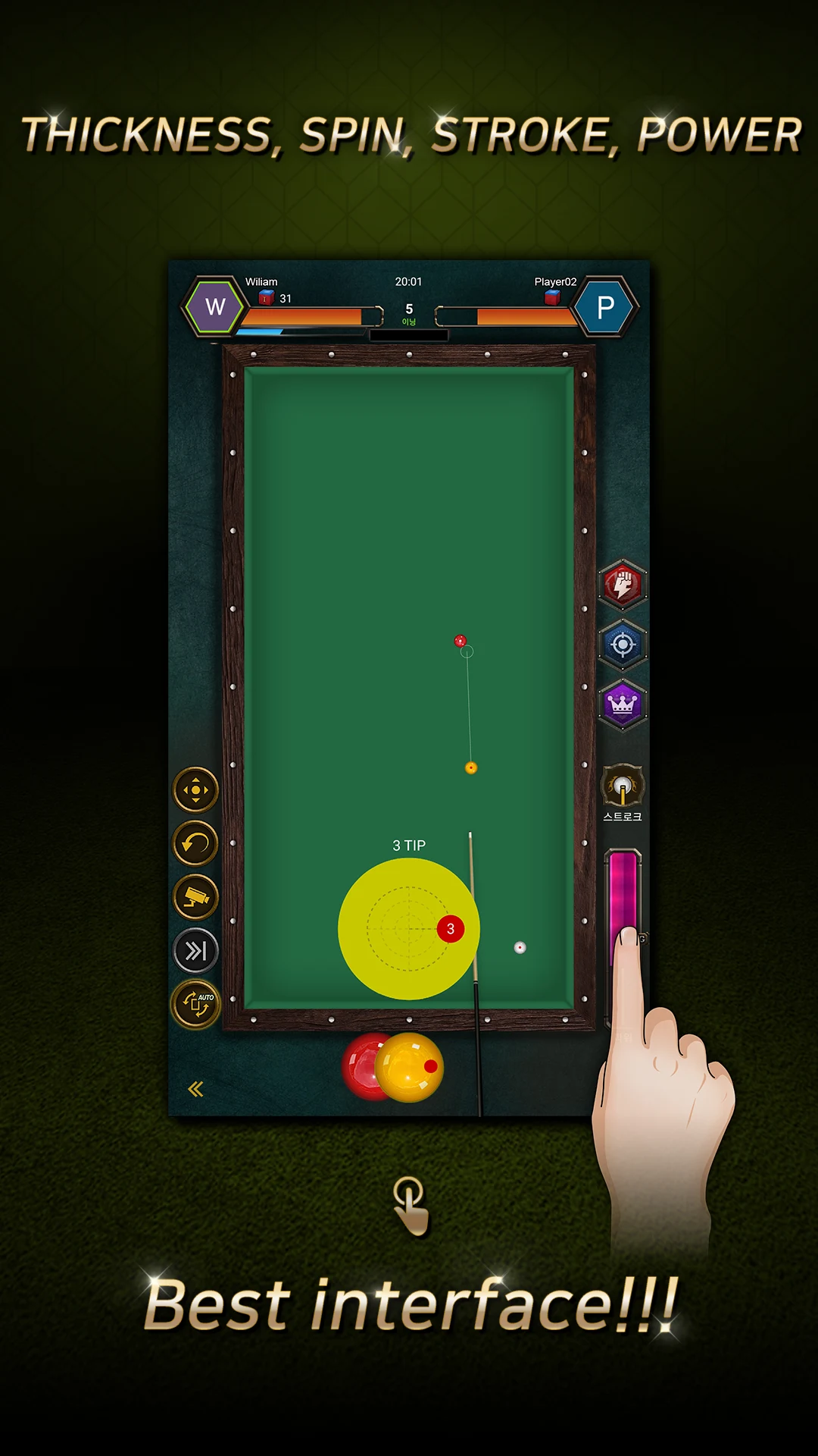 Real Billiards Battle - carom screenshot